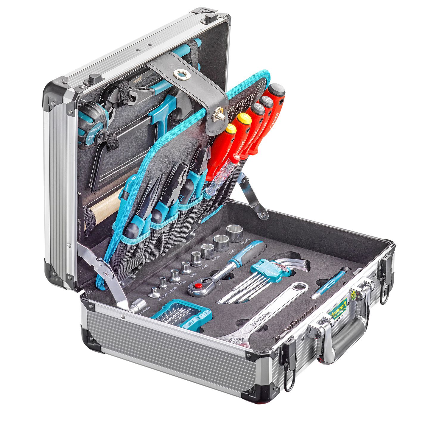 ALU-Werkzeugkoffer "PRO COMPACT" - 106-teilig