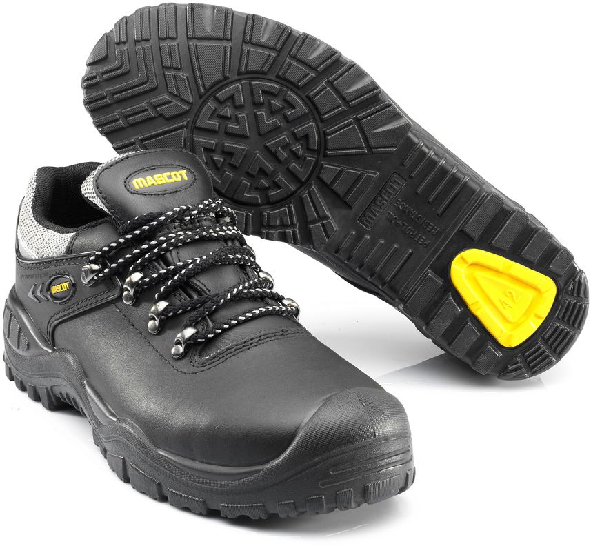 MASCOT ORO SICHERHEITSHALBSCHUH S3 - Vollnarbig schwarz/gelb EN ISO20345 2007