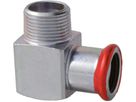 Winkel 90° mit Aussengewinde C-Stahl - Eurotubi
