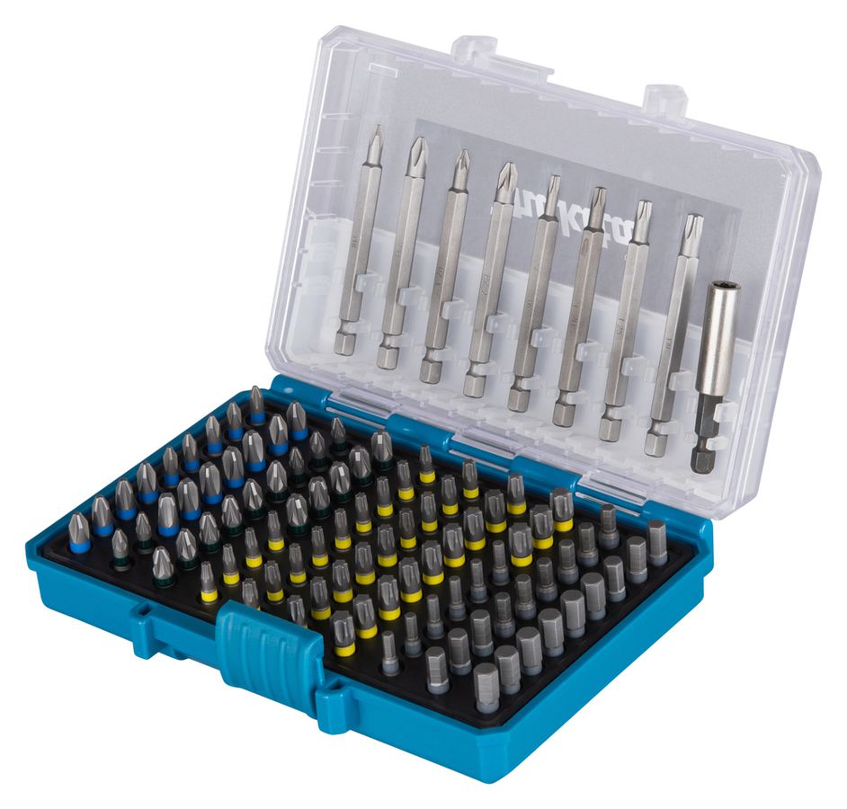 Bit-Box MAKITA P-81050 99-teilig - PH,PZ,T,H Bits in Längen 25 und 75 mm