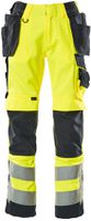 Hose mit Hängetaschen, Gr. 76C46 - hi-vis gelb/schwarzblau