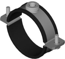 Polyfix-PE Rohrschelle isoliert Inox A4 - mit aG 1/2"/iGM10/2 Schrauben 2.0/11.18