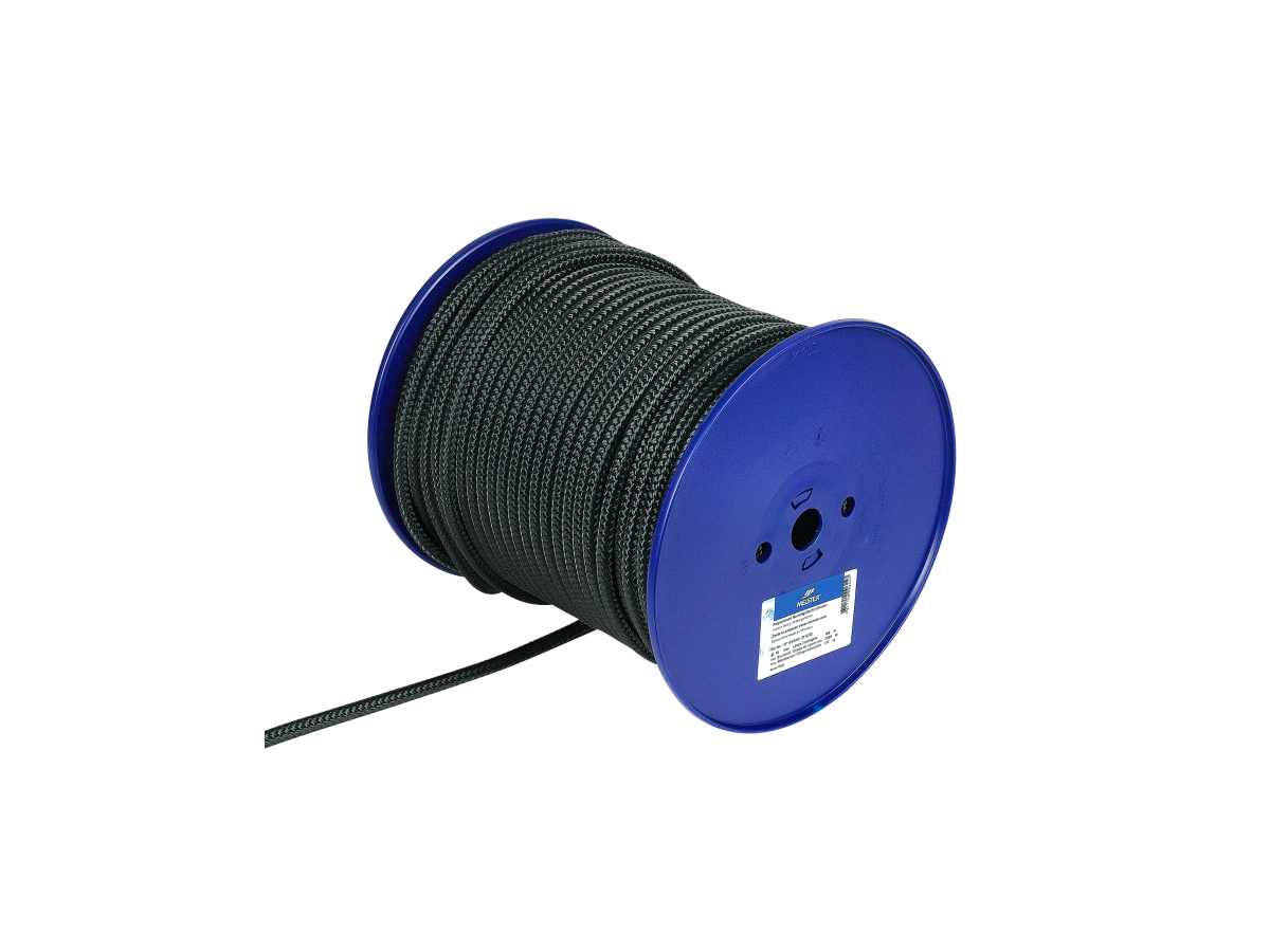 PES-Kordel 2mm/50m weiss - Spule à 50m, max.Belastbarkeit 50 kg