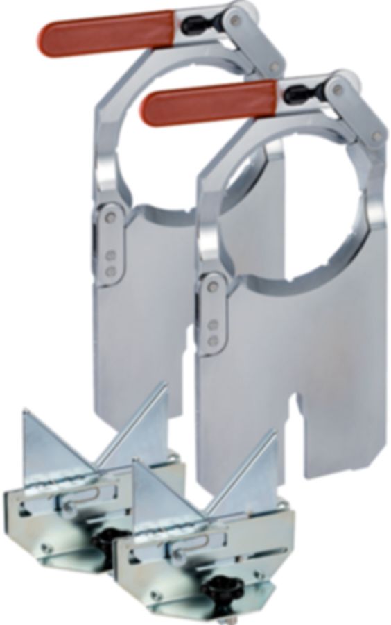 Aufspannplatten-Garnitur 135 mm - mit Abstützprismen "Media und Universal"