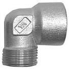 Winkel Grundkörper, vernickelt - mit IG 1/2" M22