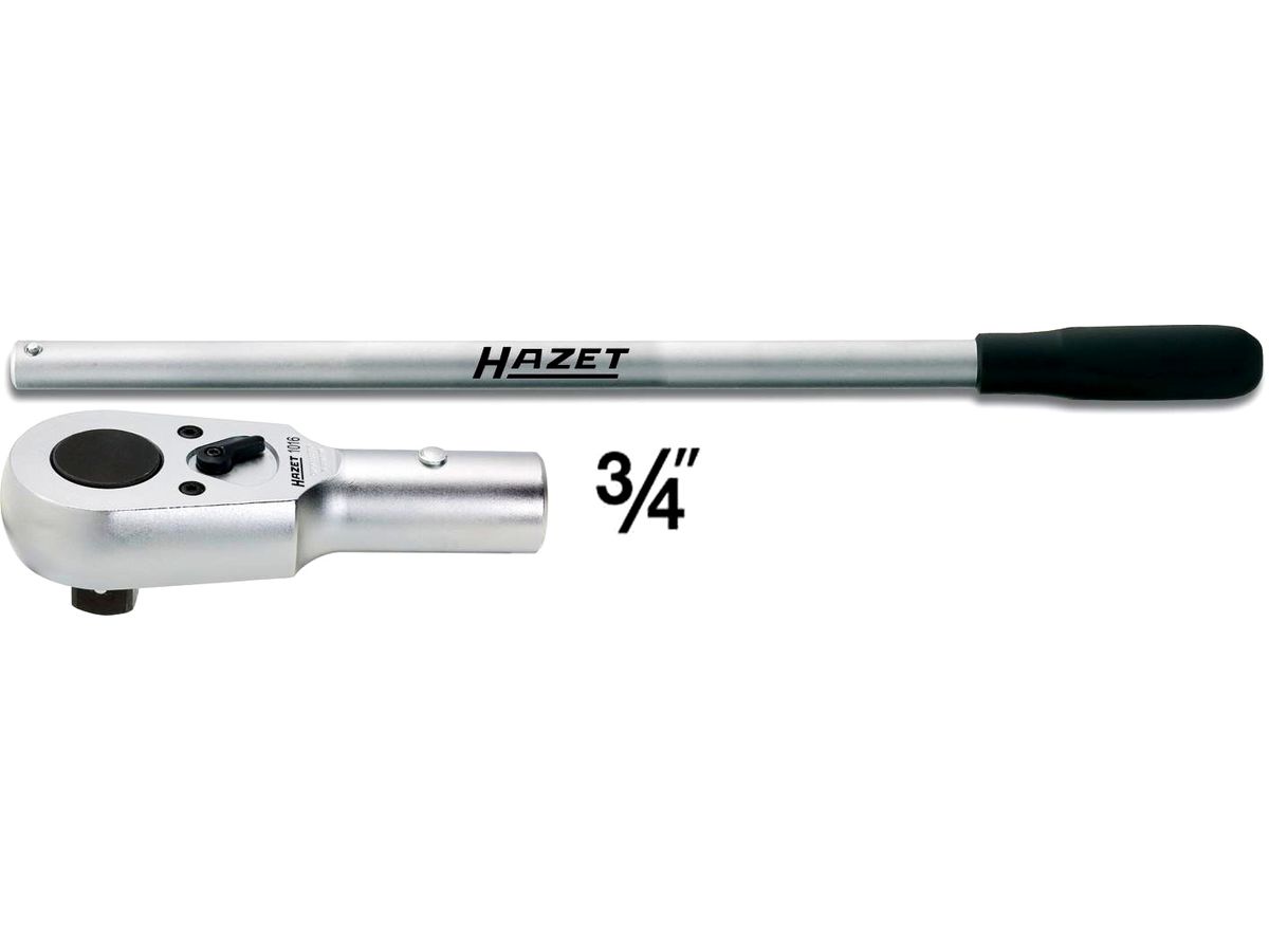 Umschaltknarre mit Drehstange 3/4" HAZET