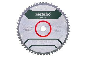 Kreissägeblatt METABO 305x30 Z56 WZ5°neg - PrecisionCut Wood-Classic