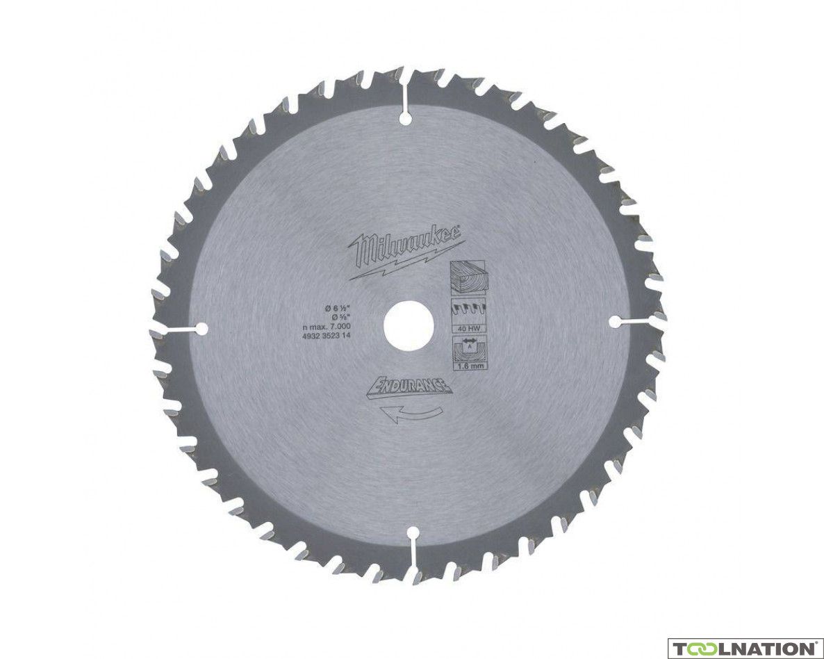 Kreissägeblatt Holz für Akku- - Handkreissägen165/15,87 mm Z24  TTI
