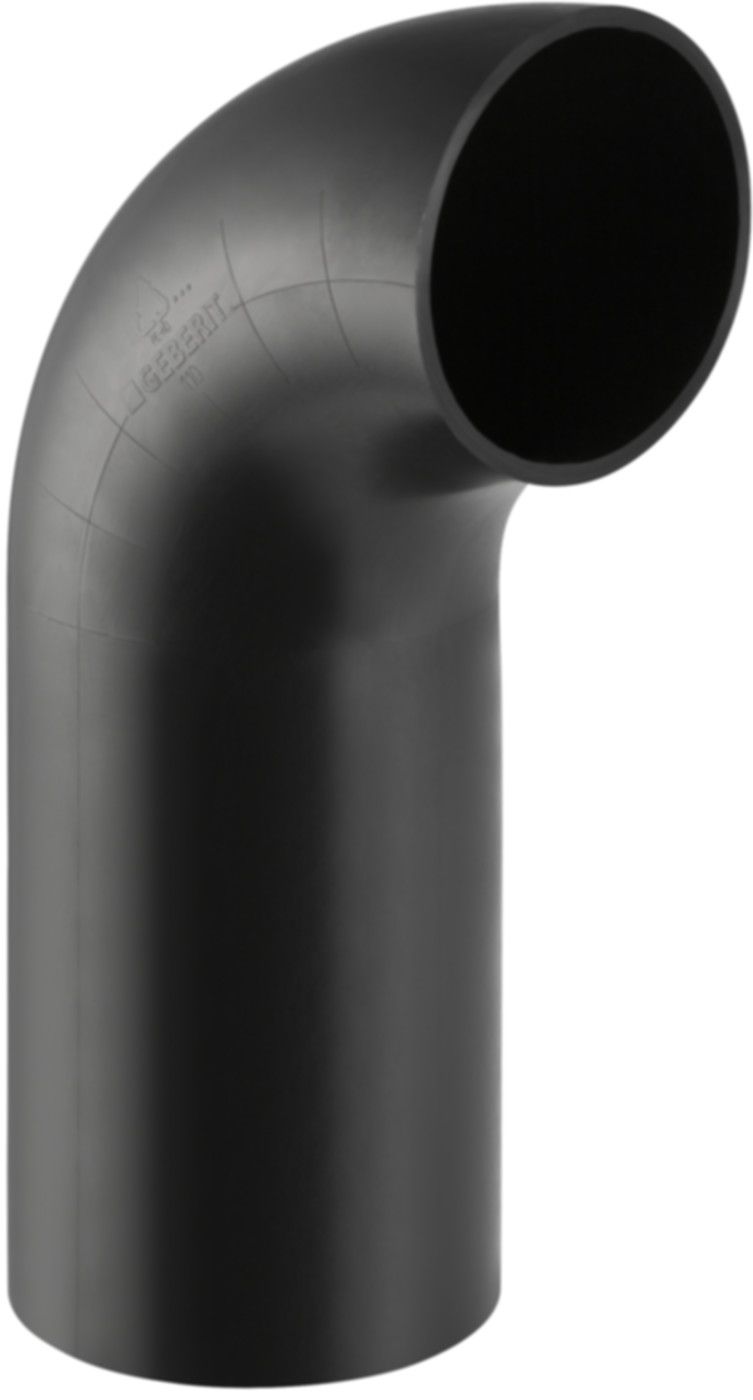 Geberit PE Bogen 90° mit grossem Radius