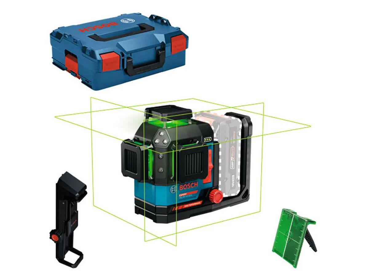 Linienlaser 18V  360° 3-Fach - Bosch, EXLL18V-120-33CG (in L-boxx)