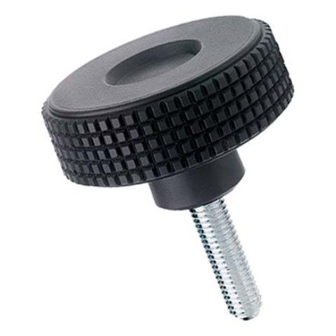 Kordelgriffe Elesa MBT.p - Thermoplast schwarz