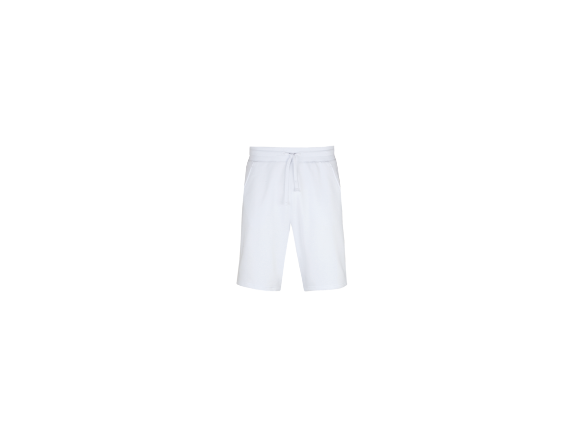 Joggingshorts Gr. XL, weiss - 70% Baumwolle, 30% Polyester, 300 g/m²