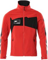 Jacke Stretch - geringes Gewicht Gr. 2XL - verkehrsrot meliert/schwarz