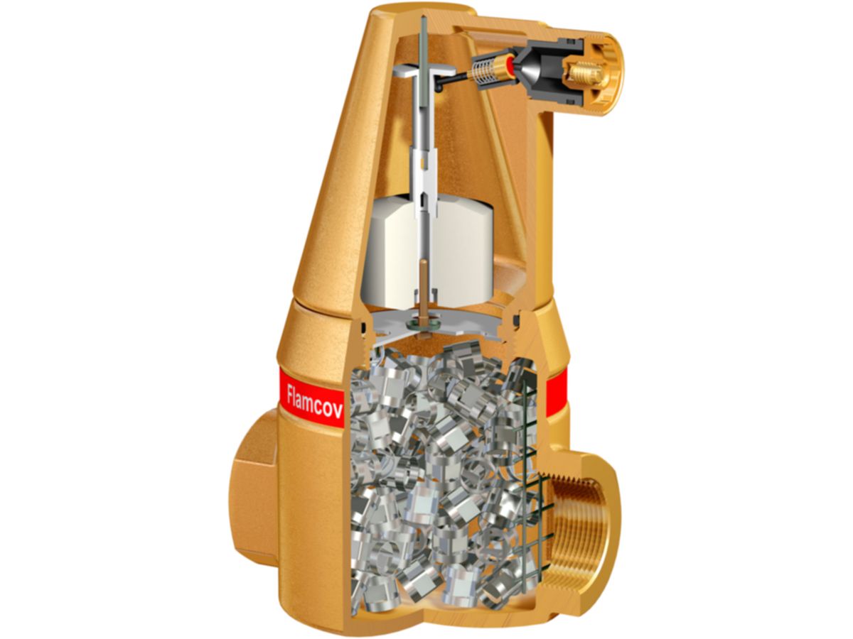 Absorptions-Luftabscheider 1" IG - mit Innengewinde