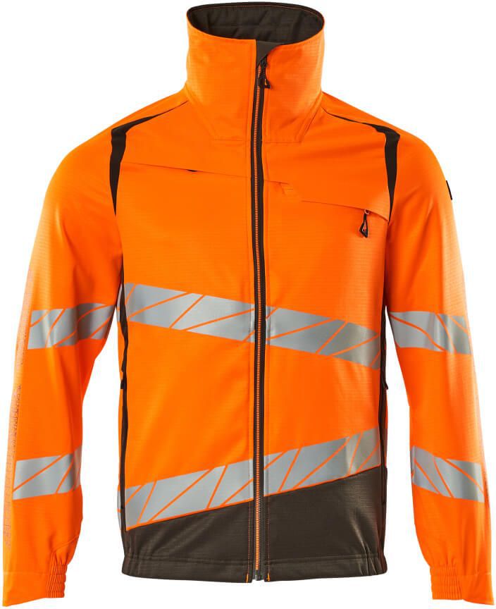 Jacke mit Stretch Zones, zweifarbig - 70% PES / 30% CO, 215 g/m2
