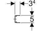 Geberit Duofix-Systemschiene à 3m - (1Set = 2x 3m)