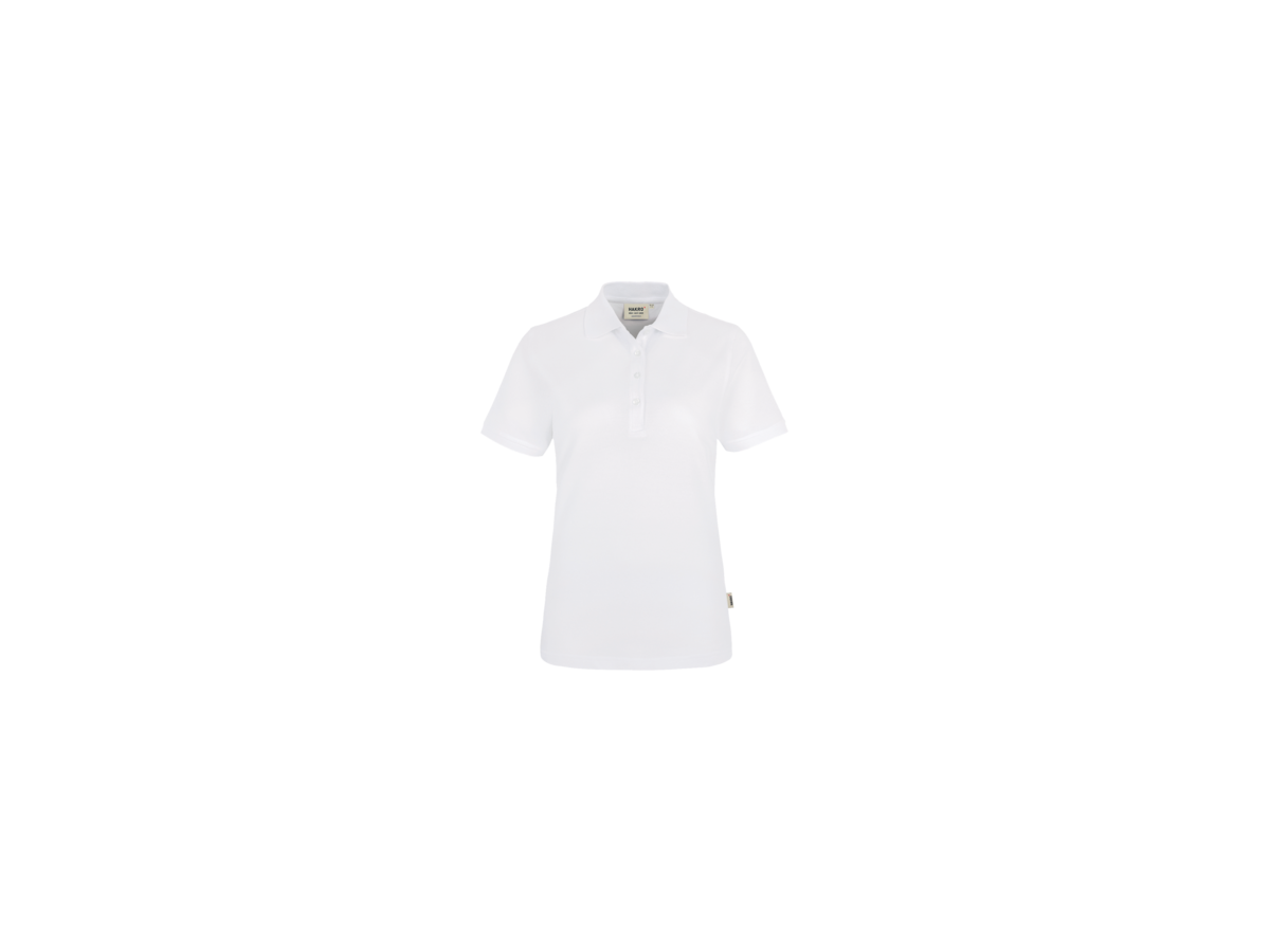 Damen-Poloshirt Classic Gr. XL, weiss - 100% Baumwolle, 200 g/m²