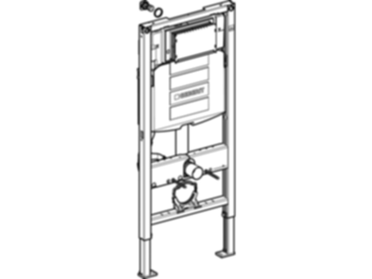 Geberit Duofix-Wand-WC-Element Sigma - Typ 112, Betätigung vorne