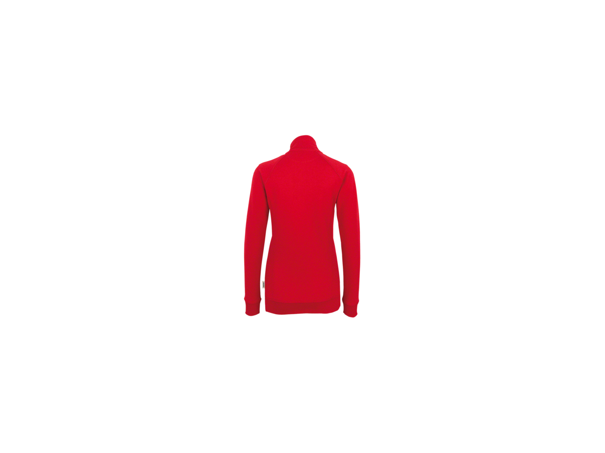 Damen-Sweatjacke College Gr. M, rot - 70% Baumwolle, 30% Polyester, 300 g/m²