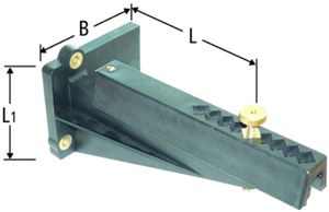 Konsole für Abstützung des Y-Flansch - 19091, stufensol verstellbar