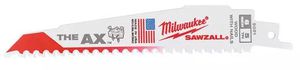 Säbelsägeblatt Milwaukee Bimetall-Kobalt - 300x1.60mm, 5Z, 10-250mm Holz, 25er Pack