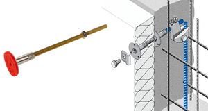 Verlängerung Inox A4 für Vormauerung - zu Anschliessgarnitur