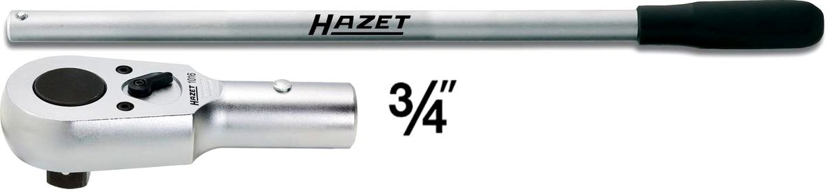 Umschaltknarre mit Drehstange 3/4" HAZET