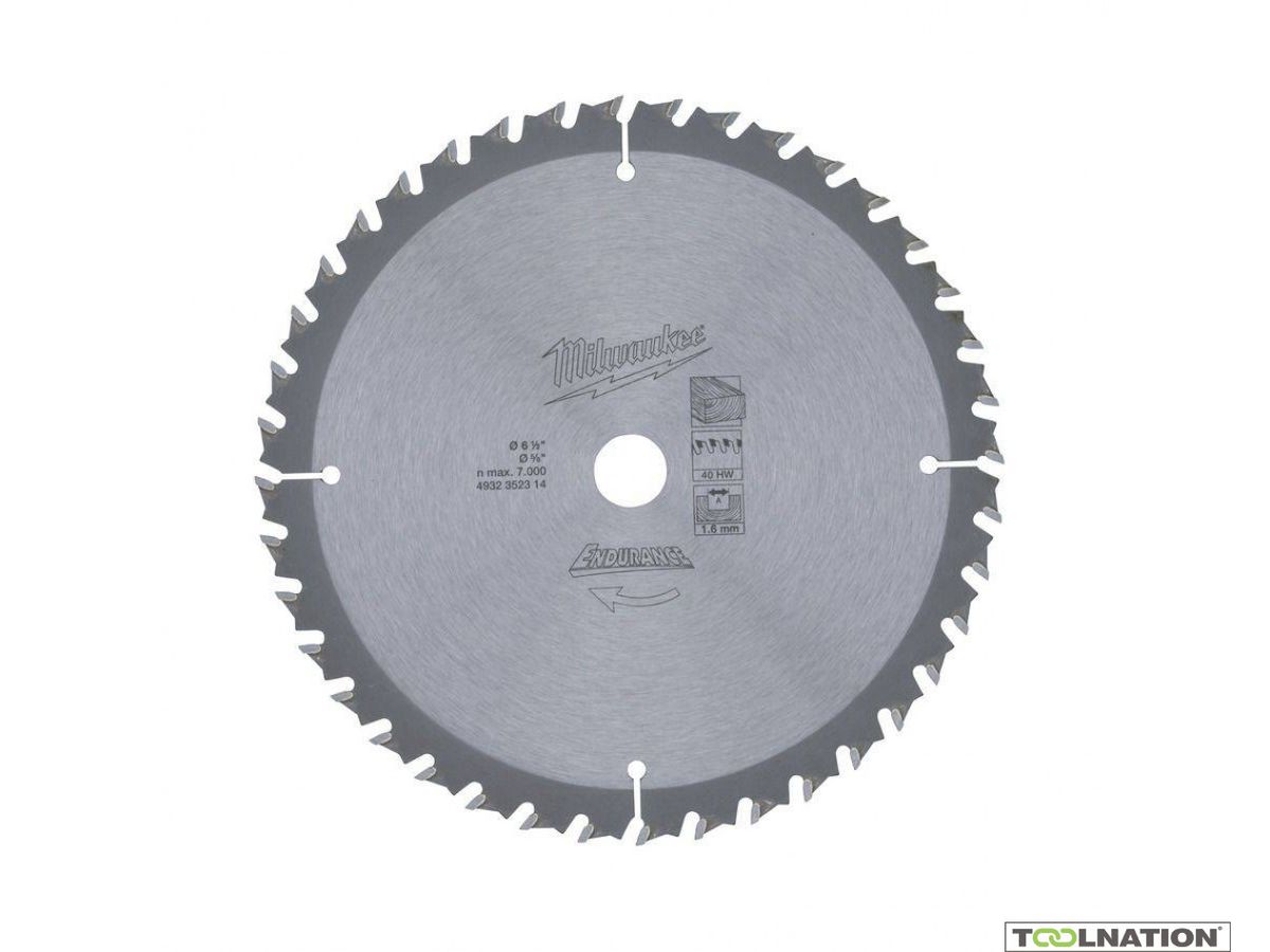 Kreissägeblatt Holz für Akku- - Handkreissägen165/15,87 mm Z24  TTI