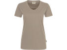 Damen-V-Shirt Performance Gr. 6XL, khaki - 50% Baumwolle, 50% Polyester, 160 g/m²