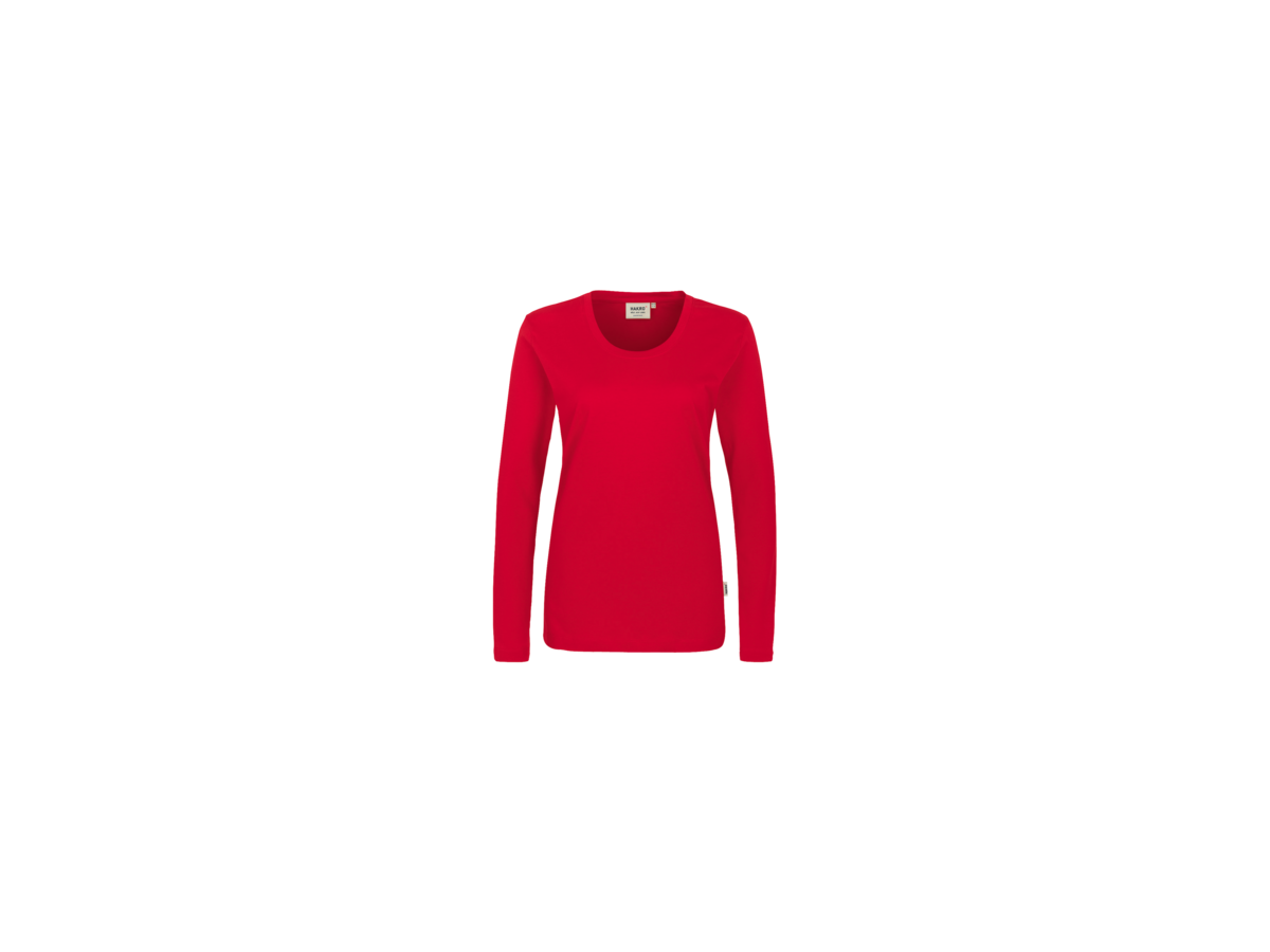 Damen-Longsleeve Classic Gr. M, rot - 100% Baumwolle, 160 g/m²