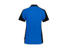 Poloshirt Mikralinar Contrast Gr. L - royalblau/schwarz, Damen
