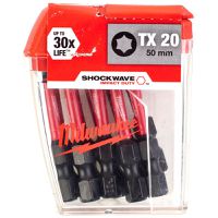 Schrauberbit Shockwave Gen II - Milwaukee TX20 / 50 mm (Pack à 10 Stk)