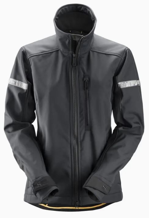 Softshell Jacke AllroundWork Damen - Snickers, stahlgrau-schwarz