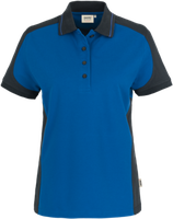 Damen-Polosh. Co. Perf. 2XL royalb./anth - 50% Baumwolle, 50% Polyester, 200 g/m²