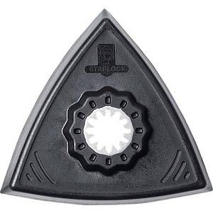 Schleifplatte extra flach SL - 3-Eck ungelocht VE2