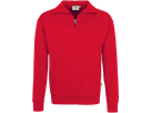 Zip-Sweatshirt Premium Gr. XL, rot - 70% Baumwolle, 30% Polyester, 300 g/m²