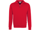 Zip-Sweatshirt Premium Gr. 5XL, rot - 70% Baumwolle, 30% Polyester, 300 g/m²