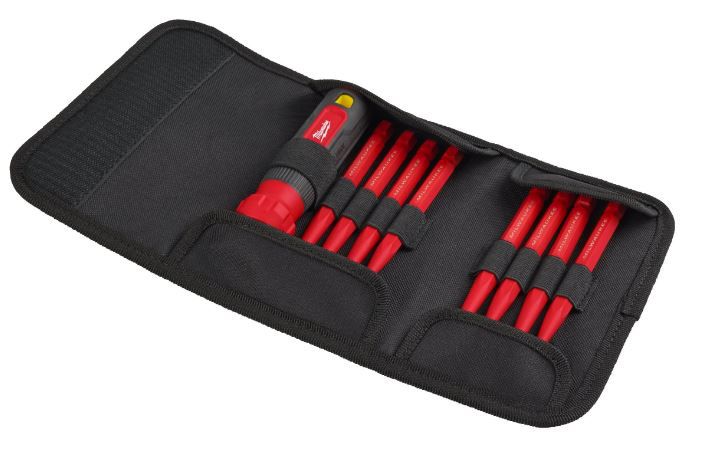 Multi-Bit Schraubendreher PH/PZ/TX - Milwaukee, 10-in-1, VDE geprüft