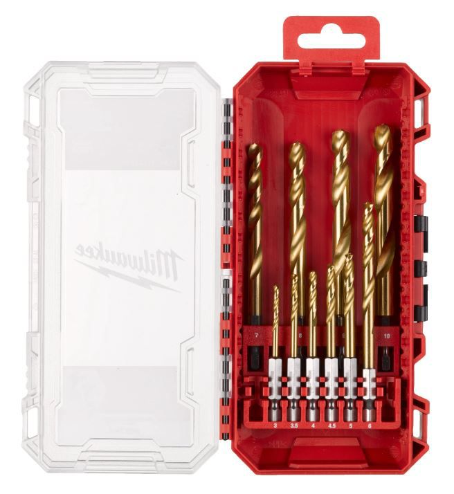Shockwave Metallbohrer-SET 19-tlg. - Milwaukee, HSS-G TIN