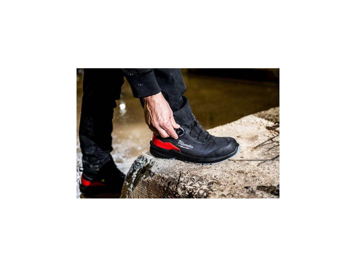 Sicherheits-Stiefel Gr. 36 schwarz - Milwaukee, FLEXTRED S1PS BOA