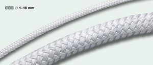 Polyesterseil geflochten  3 mm - weiss