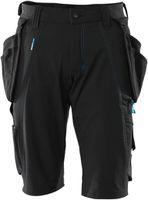 MASCOT Advanced Shorts, Grösse C42 - schwarz, abnehmbare Hängetaschen