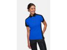 Poloshirt Mikralinar Contrast Gr. L - royalblau/schwarz, Damen