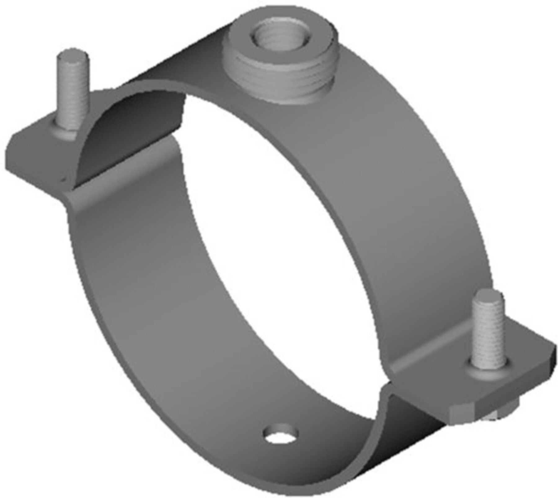 Rohrschellen Inox SAMVAZ POLYFIX 11.3 - ohne Muffe, ohne Isolation