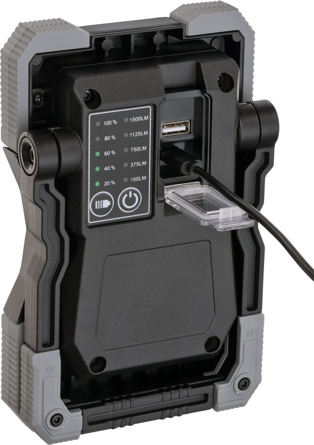 Arbeitsleuchte LED RUFUS 1500lm - 15W mit Akku, IP65