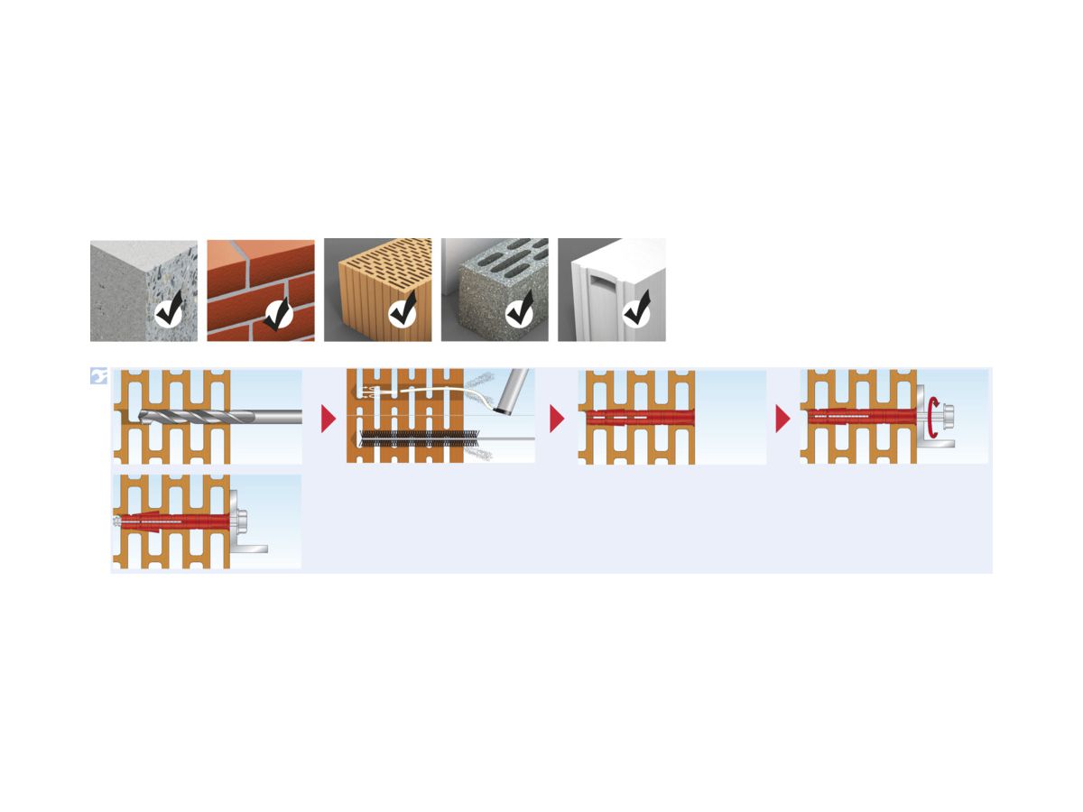 Parallel-Spreizdübel TOX Bizeps