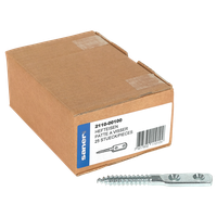 Hefteisen Ø 10 mm - mit 2 versenkten Löchern und Holzgewinde