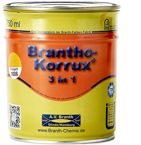 Brantho Korrux 3 in 1 Gebinde à 5 Liter - Novagrau MB 7350