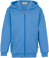 Kids-KapuzenSw.Ja. Prem. 116 malibublau - 70% Baumwolle, 30% Polyester, 300 g/m²