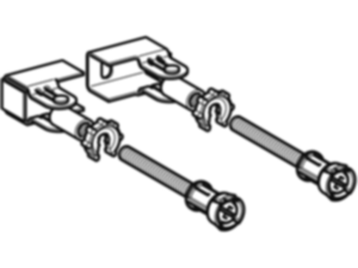 Geberit Duofix-Bausatz für - Rückwand-Eckbefestigung